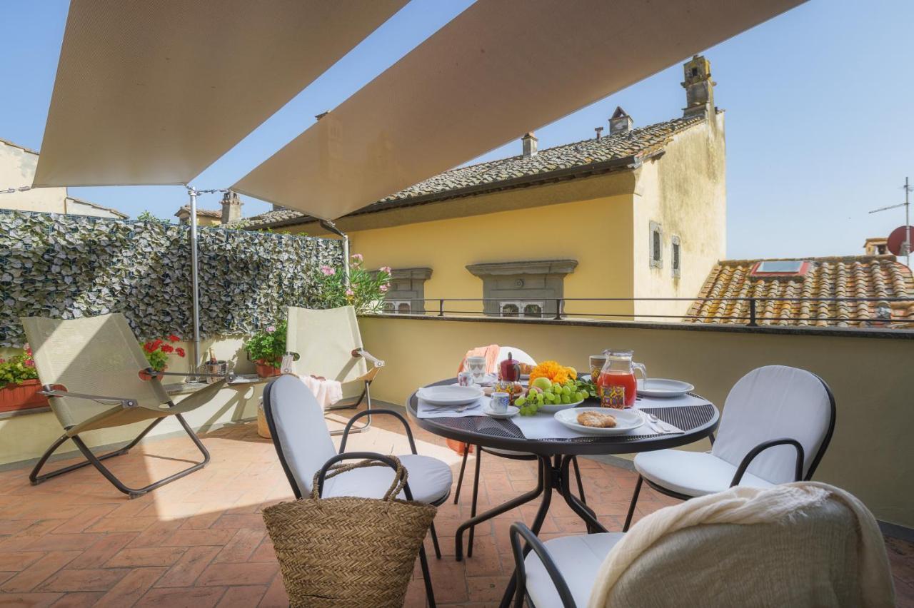 شقة Terrazza Silena, Centro Storico Con Vista Cortona! المظهر الخارجي الصورة
