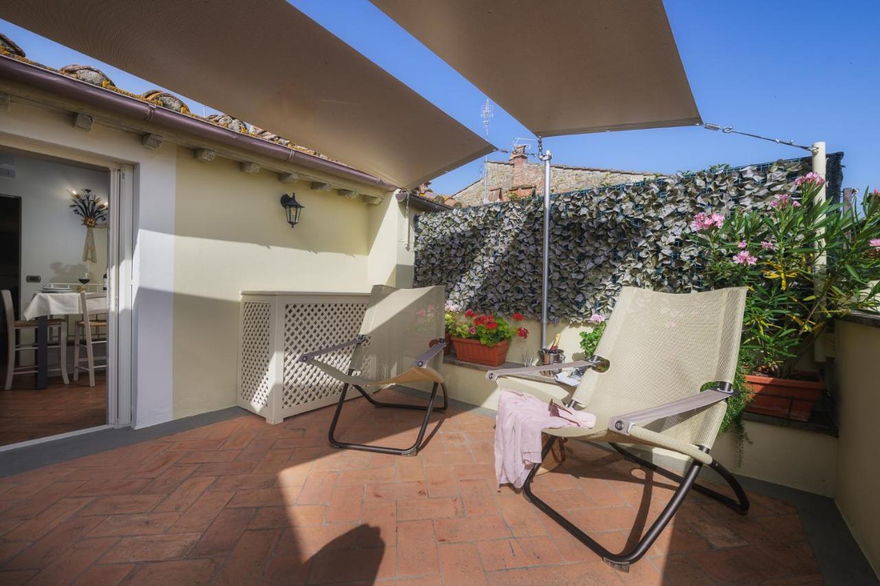 شقة Terrazza Silena, Centro Storico Con Vista Cortona! المظهر الخارجي الصورة